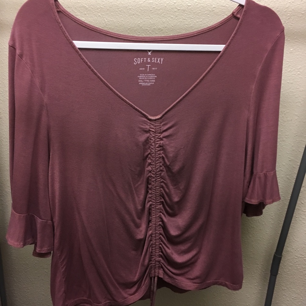 AMERICAN EAGLE ADJUSTABLE CINCH TOP